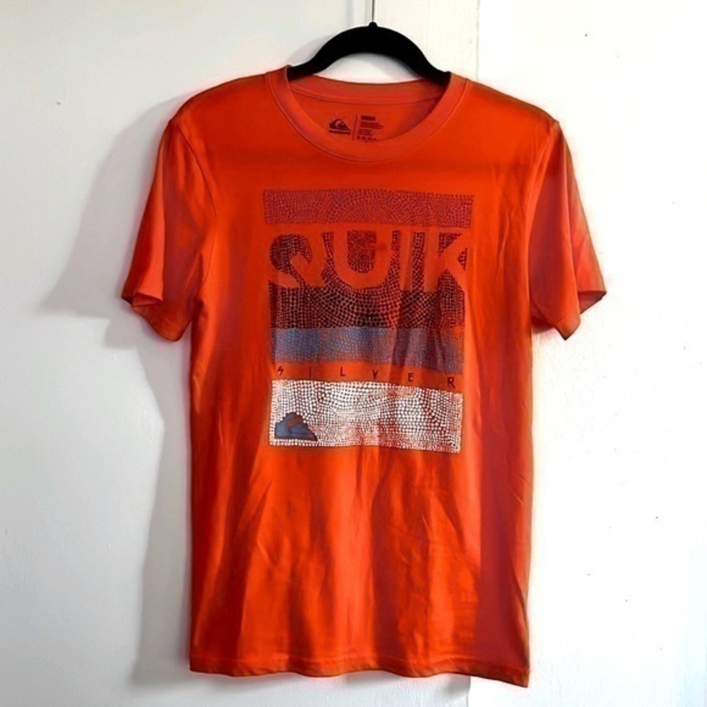 New Quick Silver Orange Tee SHIRT Youth Tee E2